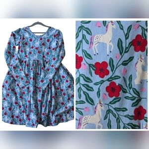 Floral Unicorn Kids Dress